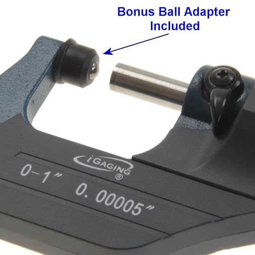 iGaging Digital Micrometer w Data Output 1-2"/0.00005"/0.001mm