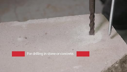 Drill America 1/4" X 4-1/4" PRO Series SDS-Plus Hammer Bit Drill Bit