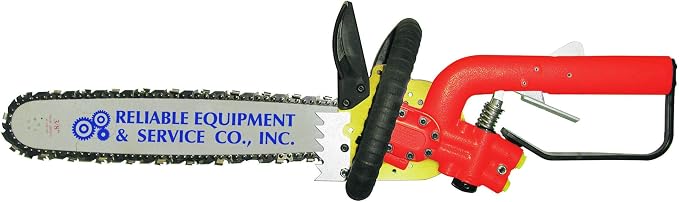 Reliable Equipment REL-CS20 20" Underwater Hydraulic Chainsaw (Includes Hose Whips and Couplers)