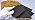 6 Pcs 100 Grit Sandpaper 4.5 x 5.5 Inch Sand Paper Alumina Gold