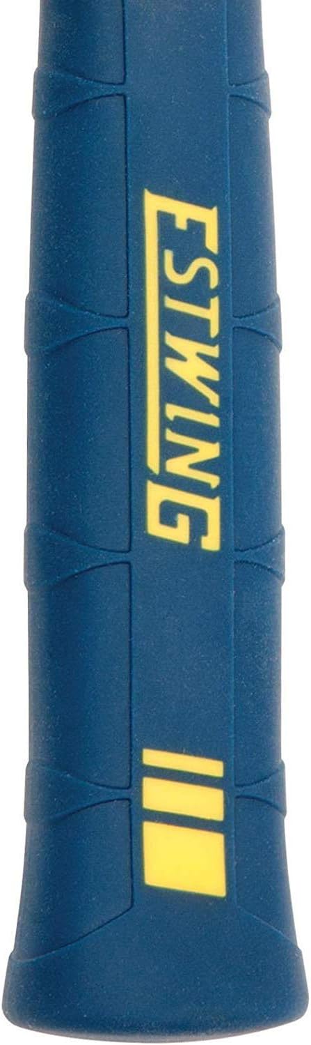 ESTWING Sure Strike Drilling/Crack Hammer - 2-Pound USA Made Sledge with Fiberglass Handle & No-Slip Cushion Grip - MRF2LB