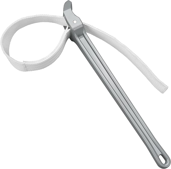 MAXPOWER Strap Wrench, 18-inch Handle Adjustable Strap Wrench, Nylon Strap Pipe Wrench for Replacing Oil Filter, Water Filter, PVC Junctions