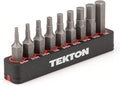 TEKTON 1/4 Inch Hex Bit Set with Rail, 9-Piece (5/64-1/4 in.) | DZX93001