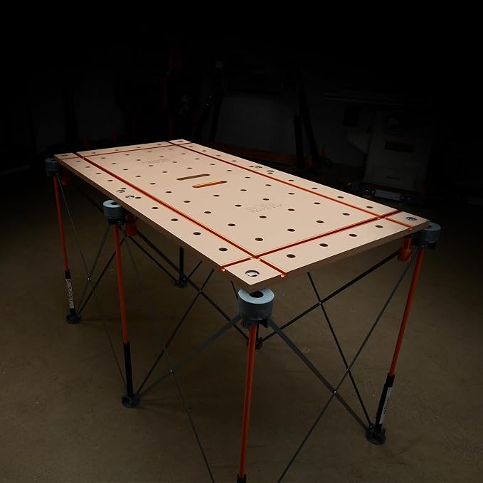 BORA Centipede T-Track Workbench - 20mm Dog Hole MFT Work Bench Table Top