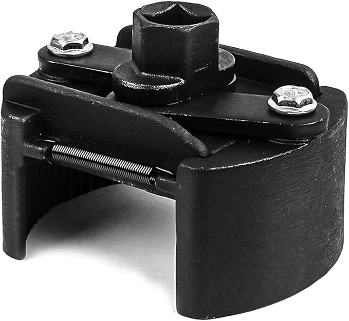 Oil Filter Wrench Removal Tool Adjustable Use for 2.36 inch to 3.15 inch, Durable Cap Spanner Tool Set with 2 Durable Non Slip Serrated Jaws Special Design