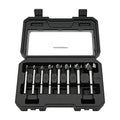 BeHappy Hex Shank Forstner Bit Set, 8pcs Multi Sided Shank Wood Drill bit Set for Woodworking, Auger Opener Round Shank Drilling Cutting Tool for Hardwood, Softwood, Plastic, Plywood