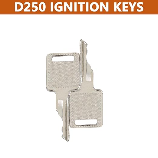 6693241 16PCS D250 Ignition Keys Heavy Equipment Keys Compatible with Bobcat Case IH Skid Steer Loader and More 6709527 307852A1