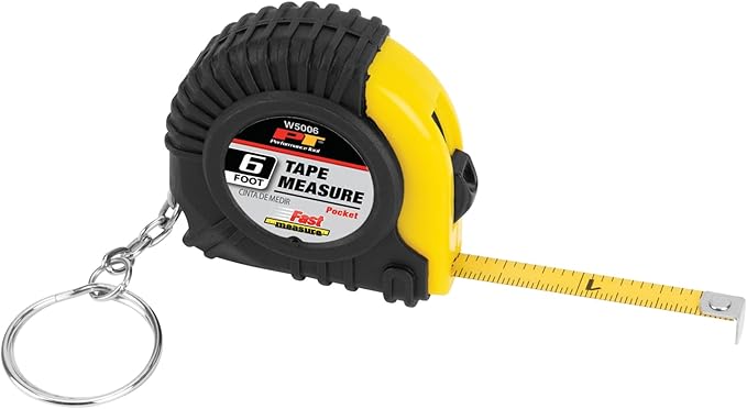 Performance Tool 6' Mini Tape Measure - W5006