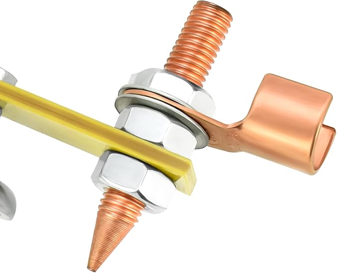 BAYTORY Upgrade Magnetic Welding Support Ground Clamp Tools, Welding Magnet Head Strong Magnetism Large Suction, Copper Tail Welding Accessories Stability Clamps