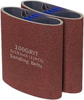 12 Packs 8 x 19 inch 100 Grit Cloth Floor Sanding Belts Ideal for Sanding Commercial and Residential Flooring