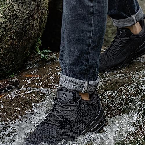 LARNMERN Men Chef Shoes Non Slip Work Waterproof Slip-on