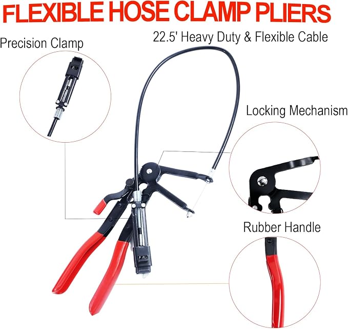 9PCS Hose Clamp Pliers Set,Hose Clamp tool kit
