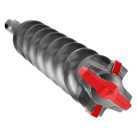 Diablo Rebar Demon SDS-Max 4-Cutter Carbide-Tipped Hammer Drill Bit - 1-1/2" Diameter, 36" Length, 31" Working Length - DMAMX1380