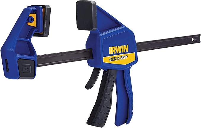 IRWIN QUICK-GRIP One-Handed Bar Clamp, Medium-Duty, 12", 5 Pack, 1964718