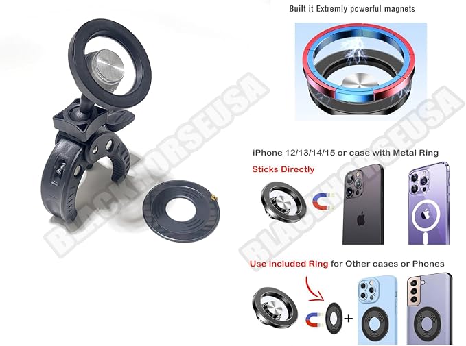 Phone Mount for Dodge Durango 2021-2025 | Dashboard Phone Holder Clamps onto The Center Console | Many attachments: Magnetic, Cradle, Wireless (Magnetic Mag Safe)