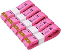 Measuring Tape for Sewing, 120 Inch Soft Fabric Cloth Tape Measure for Body Measurement, 5 Pack Double Scale Seamstress Tailor Ruler for Waist Clothing Nursing Craft(Pink)