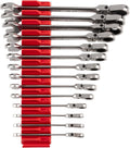 TEKTON Flex Head Ratcheting Combination Wrench Set, 14-Piece | WRC95302