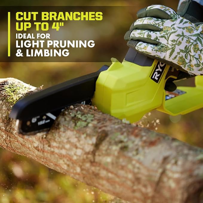ONEAND 18V 6 in. Cordless Battery Compact Pruning MINI Chainsaw Tool ONLY | Battery and Charger Sold Separately