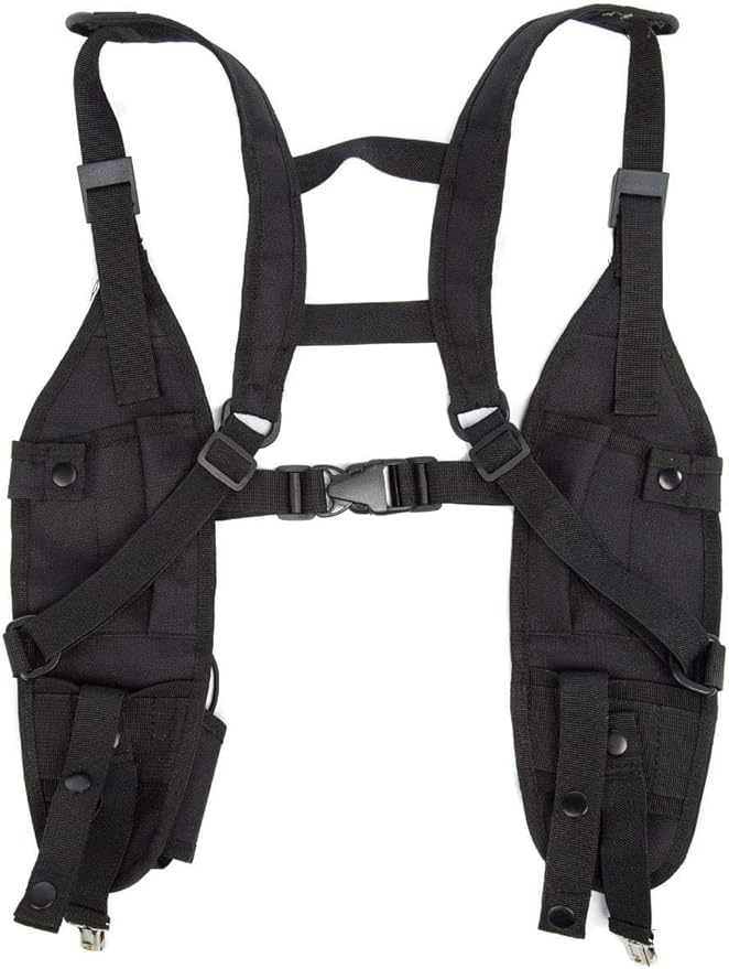 Radio Shoulder Harness Holster Chest Holder Universal Vest Rig for Police Firefighter Two Way Radio Search Rescue Essentials