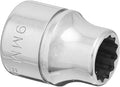 Williams BM-1209 3/8 Drive Shallow Socket, 12 Point, 9mm