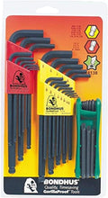 Bondhus 14138 Triple Pack, Balldriver L-wrench Sets #10937 (.050-3/8-Inch) & #10999 (1.5-10mm), and GorillaGrip Star Fold-up Set #12634 (T9-T40)