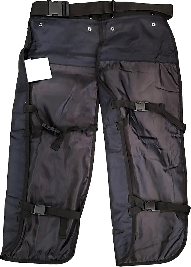 FORESTER Chainsaw Chaps for Men & Women | Apron-Style Chaps with Pocket & Adjustable Waist | Chainsaw Safety Equipment