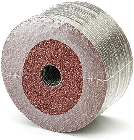 Mercer Industries 301024-4-1/2" x 7/8" Aluminum Oxide Resin Fiber Discs, 24 Grit (25 pack)