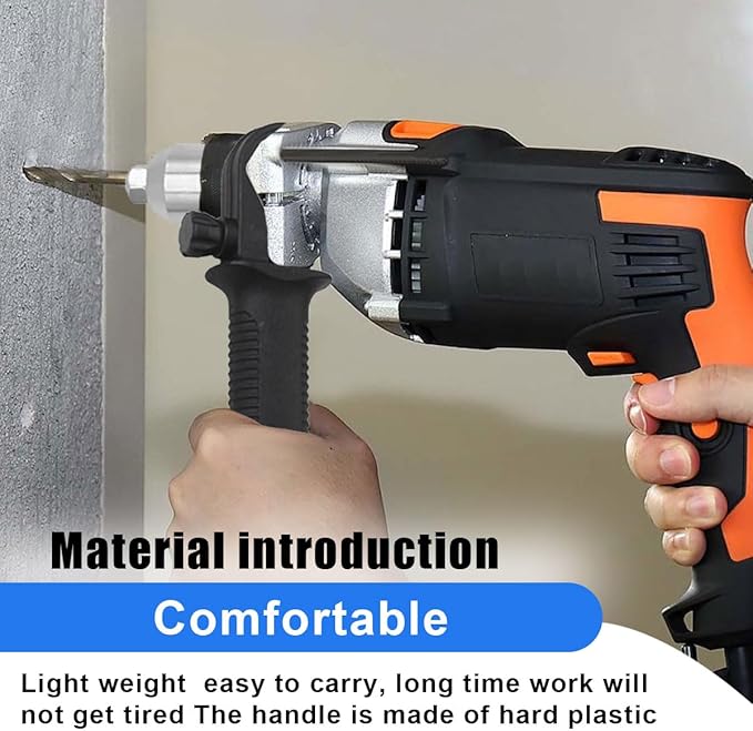 Pop Rivet Gun Adapter Kit, Rivet Drill Attachment with 4 Rivets Heads 2.4mm/3.2mm/4.0mm/4.8mm, Cordless Electric Drill Riveter Insert Nut Tool, Cordless Rivet Gun Power Drill Adaptor Kit
