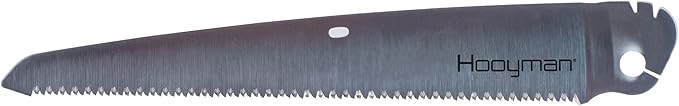 Hooyman Extendable Tree Saw with Compact Design, Detachable Handsaw and Telescoping Pole, No-Slip H-Grip, Impulse Hardened Teeth, and Wrist Lanyard for Tree Trimming, Hunting, Camping, and Outdoors