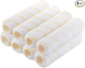Bates- Paint Roller Covers, 9", Yellow Stripes, 8 Pack, Covers for Paint Rollers 9 Inch, 9 Inch Paint Roller Covers, Paint Roller Cover, Paint Roller Covers 9 Inch, Large Paint Roller Covers