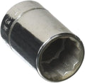 Williams B-1217 3/8 Drive Shallow Socket, 12 Point, 17/32-Inch