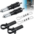 Professional Electric Rivet Gun Adapter Kit, 2026 New Electric Rivet Nut Gun Drill Adapter, Rivet Gun Tool Riveter Drill Attachment for Cordless Electric Power Drills (2 Set)