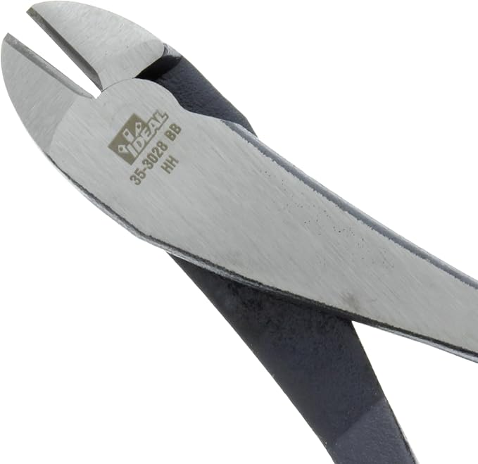 IDEAL INDUSTRIES INC. 35-3028 Diagonal-Cutting Plier - 8 in., Plier with Knife-to-Knife Blades, Smart Grip Handles