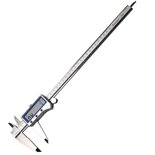 iGAGING Fastener Cal Digital Caliper 0-12"/300 mm - IP54 Electronic Caliper - Quick & Accurate Inch/Metric/Inch Fractional/Fastener Size Reading - Includes Case, Manual, & Battery