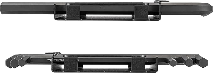 TEKTON Flat End Hex L-Key Set, 6-Piece | KLX92101 | (7/16 - 3/4 in.), Manganese Phosphate Finish, Rack