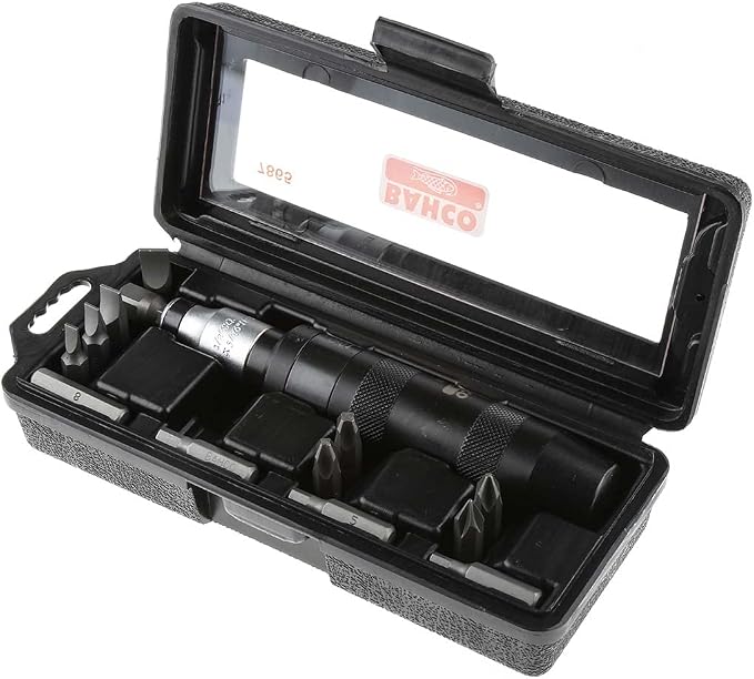 Bahco 7865 BH7865 Assortment Bit with Phillips/Slotted/Hex Screws, Black