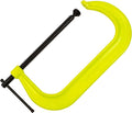 Wilton Hi-Vis C-Clamp, 12-1/4" Opening, 6-1/4" Throat, 9300 Lbs. Clamping Force (Model 412-SF)