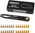 Adjustable Pin Spanner Wrench Set, Heavy Duty Shock & Lock Nut Tool | Fits coilover, shock & suspension lock nuts. Includes 14 pairs Metric/SAE pins. Adjustable hook spanner wrench tool kit.