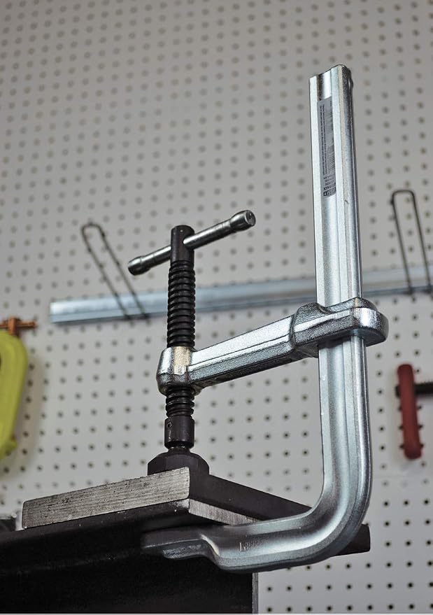 BESSEY SQ-8, 8 In., 2660 Nominal Clamping Force, All Steel clamp, Heavy duty pad