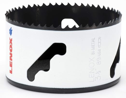 LENOX Tools Hole Saw, Bi-Metal, Speed Slot, 3-1/2-Inch (1772012)