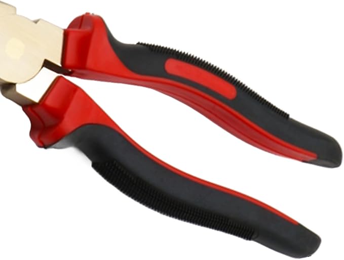 TMAX Non Sparking Combination Pliers 250mm (9-27/32") L, Aluminum Bronze | Spark Free Safety, Non-Magnetic And Corrosion-Resistant | Safety Tool For Flammable Hazardous Environment