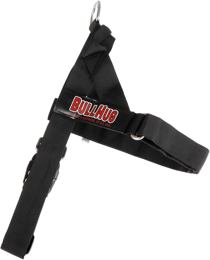 Adjustable Dog Harness– No Pull, No Choke – for English Bulldogs, French Bulldogs, Pugs & Broad-Chested Breeds – Easy, Safe Walks (Black, Medium)