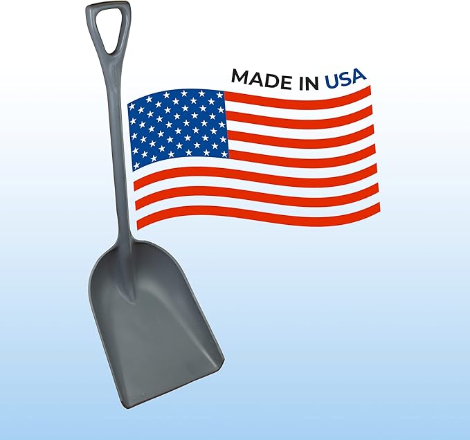 Remco 698288 Shovel,One-Piece,14",PP,Gray