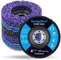 6 Packs 4-1/2" x 7/8" Strip Discs Stripping Wheel Fit Angle Grinder Clean and Remove Paint Coating Rust Welds Oxidation