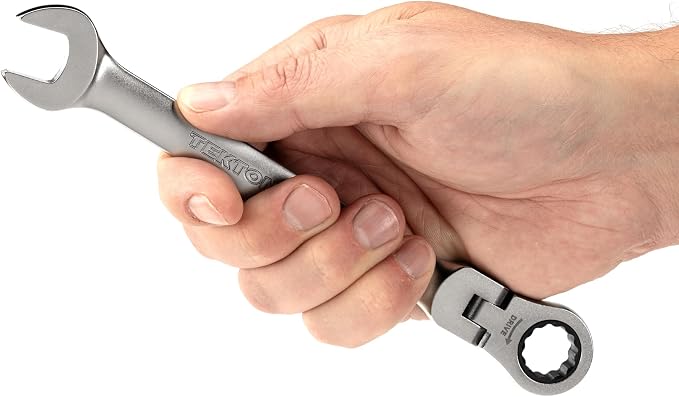 TEKTON 14 mm Flex Head Ratcheting Combination Wrench | WRC26414 | 12-Point