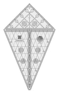 Creative Grids Alaska Ruler – CGRLBQ1 – Made in USA, 7-1/4in x 12in, Non-Slip Grip Acrylic Quilting, Sewing, Crafting, Patchwork Ruler & Template