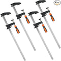 ACOSEA Woodworking Clamps,4-Pack 36 Inch Long Bar Clamps Heavy Duty Adjustable and Release Quickly,Wood Clamp Throat Depth 2.5 Inch Clamps Force 600 Lbs