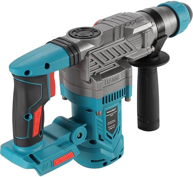 Brushless Rotary Hammer Drill for Makita 18V Battery (Tool Only) – 3.2 Joule Impact, 1-1/8" SDS-Plus Chuck, 2 Modes (Drill/Hammer), Cordless Concrete Drill
