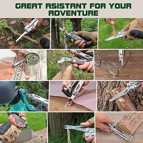 MOSSY OAK 19-in-1 Multitool Pliers Stainless Steel Self-Locking