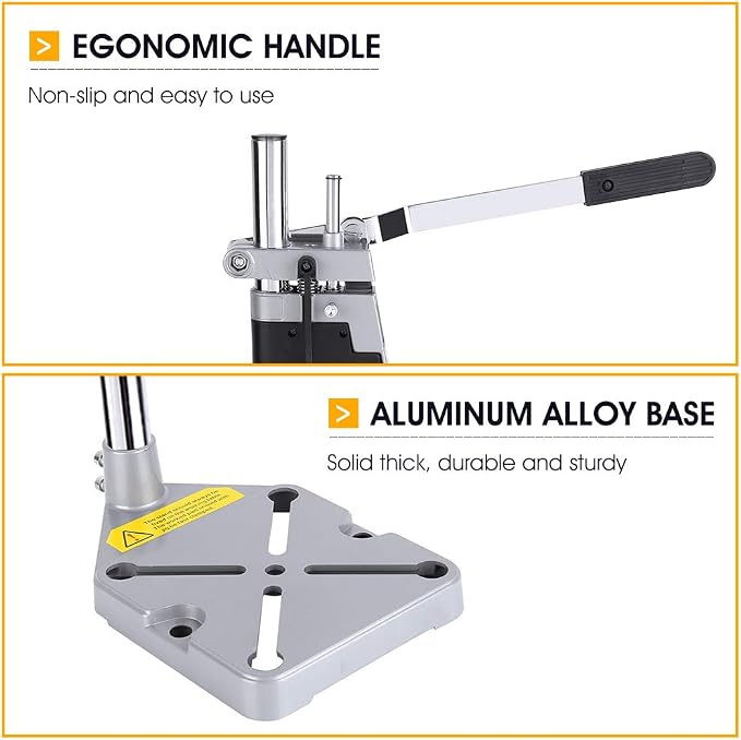 Bench Drill Press Stand, Portable Drill Drilling Guide, Universal Clamp Drill Press Workbench for Drilling Top